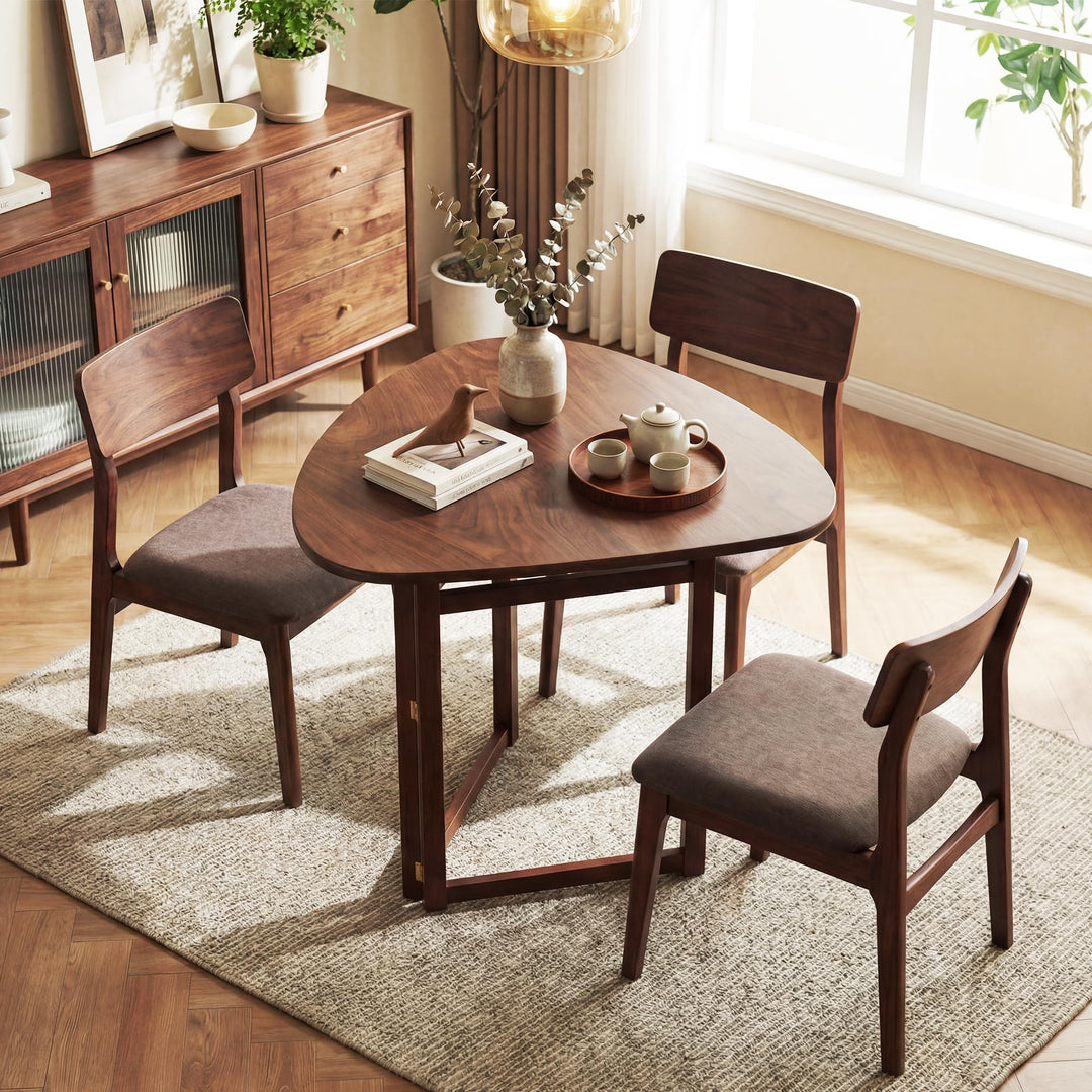 Giantex 31.5" Folding Dining Table for 2-3 Drop Leaf Dinner Table