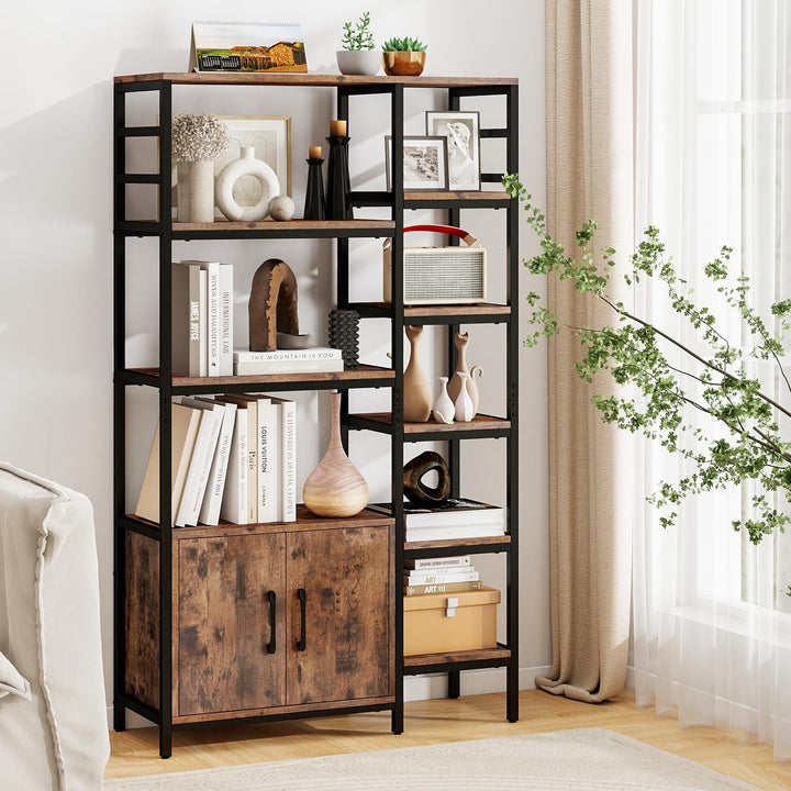 Giantex Double Wide 8-Tier Bookshelf