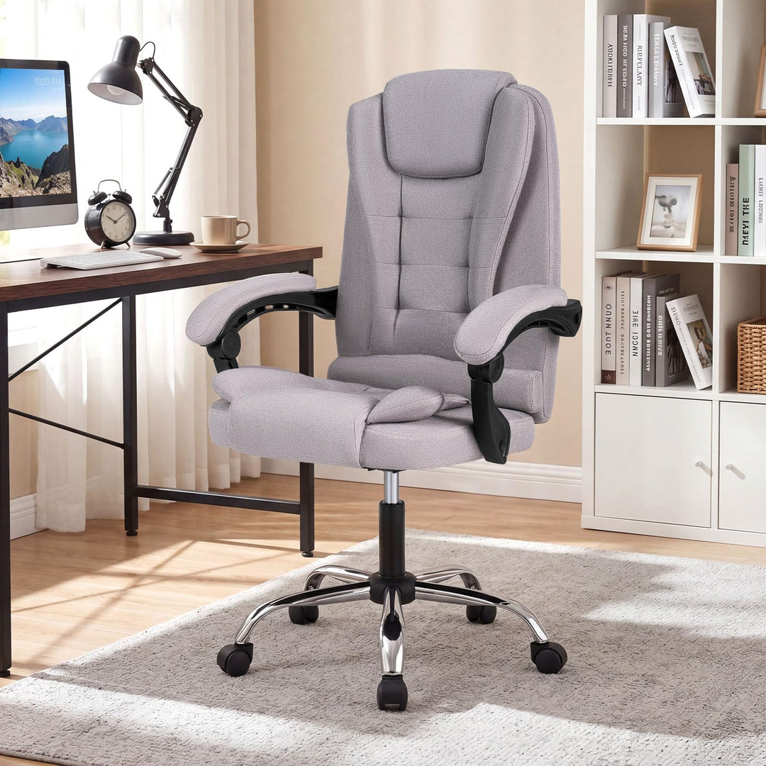 Giantex Office Executive Chair | Ergonomic Big High Back Computer Chair with Linkage Armrests
