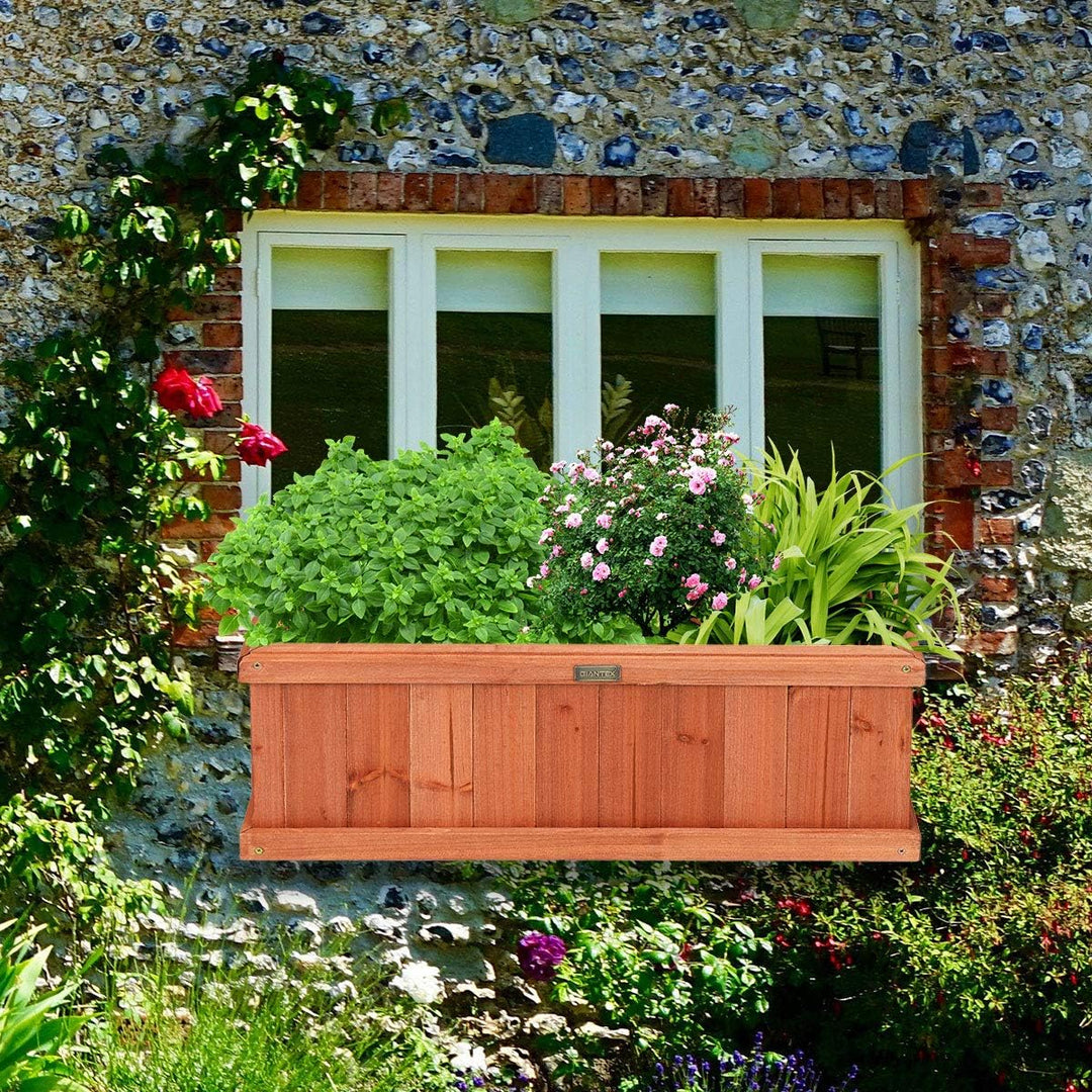 Giantex Raised Garden Bed Set of 2 for Flower Vegetable Herbs