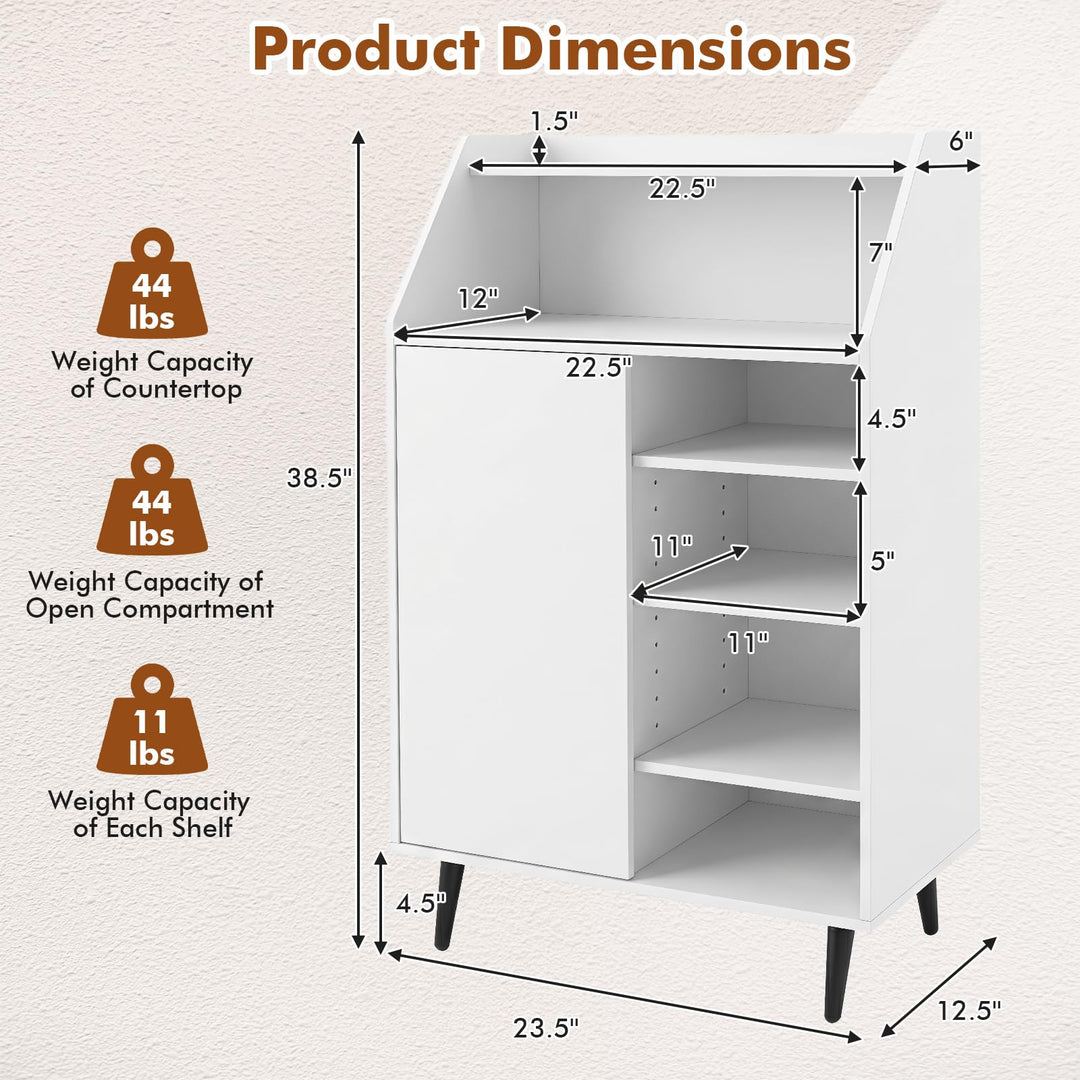 Giantex Shoe Storage Cabinet w/Single-Door
