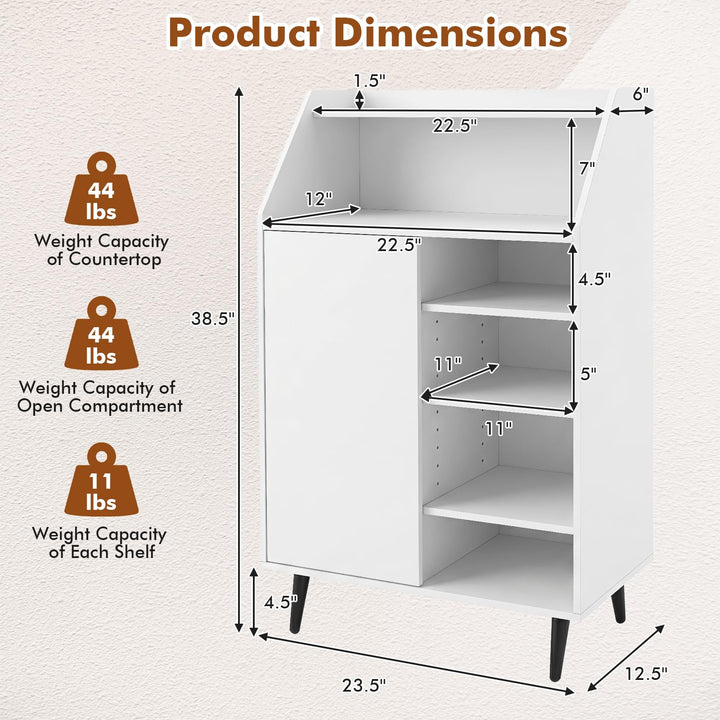 Giantex Shoe Storage Cabinet w/Single-Door