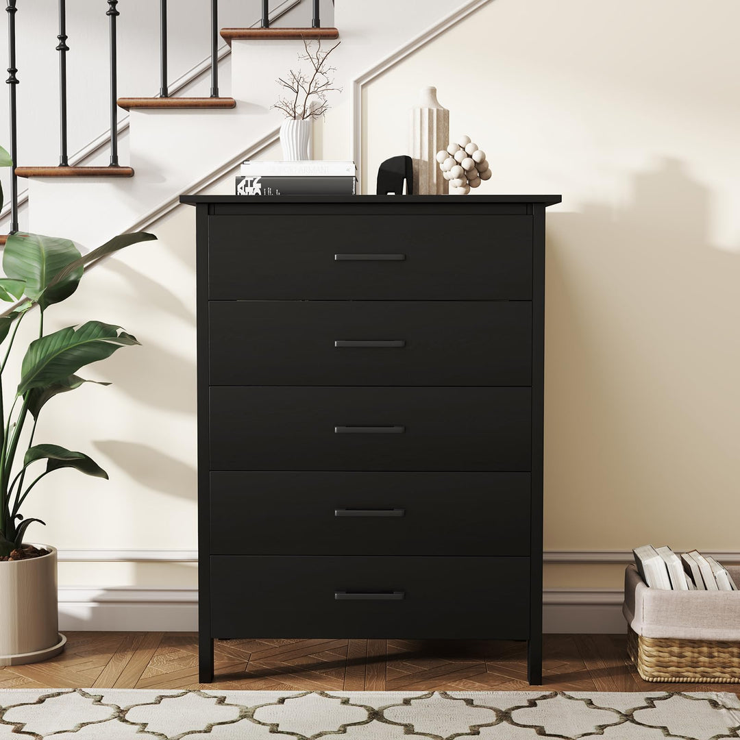 Giantex 5-Drawer Dresser for Bedroom, 41.5" Storage Cabinet with 5 Drawers