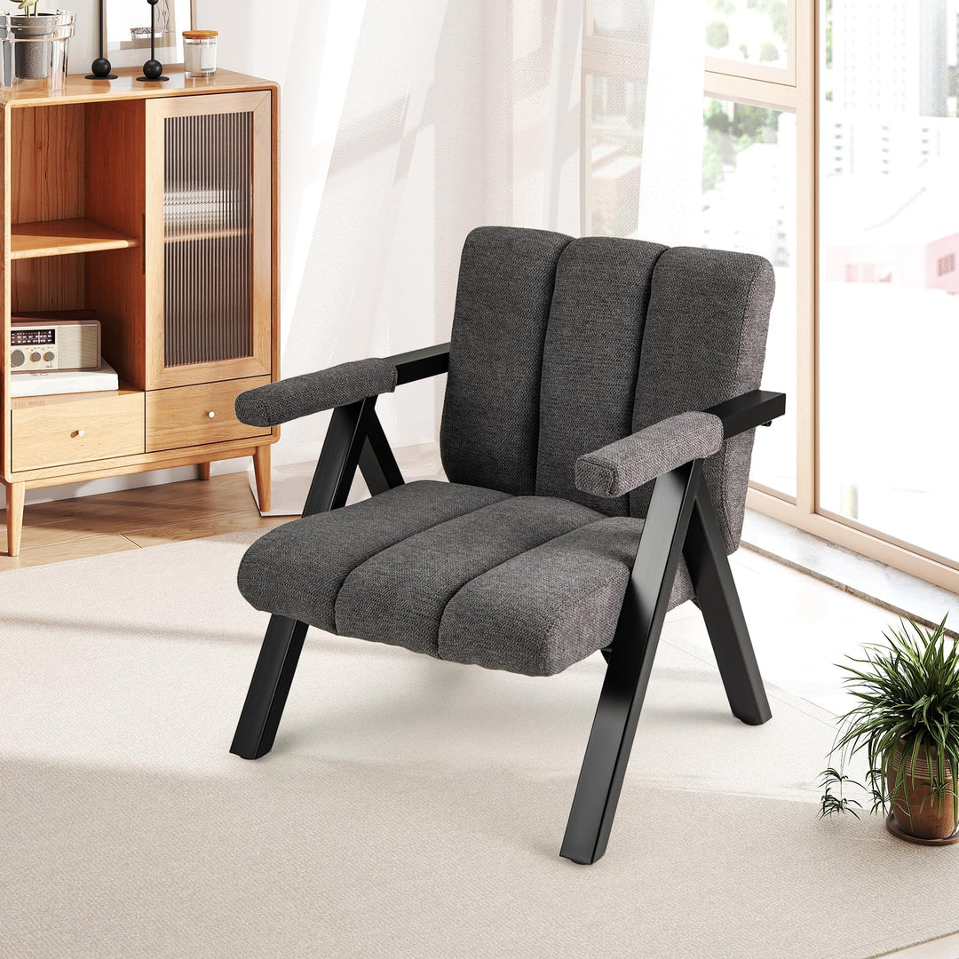Giantex Mid-Century Modern Accent Chair with Deepened Seat