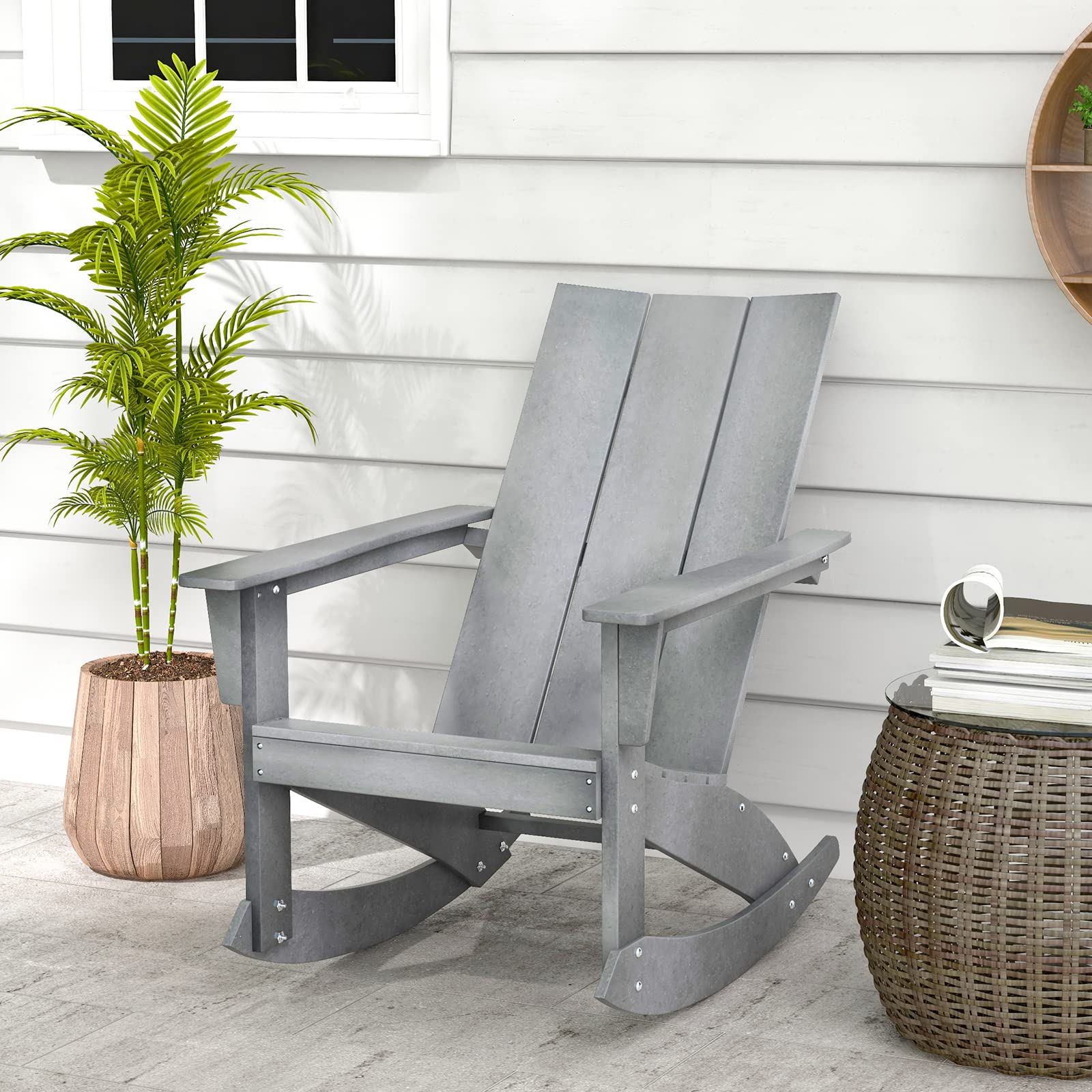 Castlecreek oversized shop adirondack rocking chair