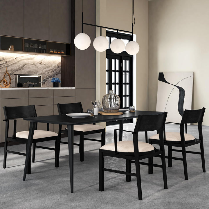 Dining Chairs Set of 2 or 4, Accent Armchairs with Padded Seat