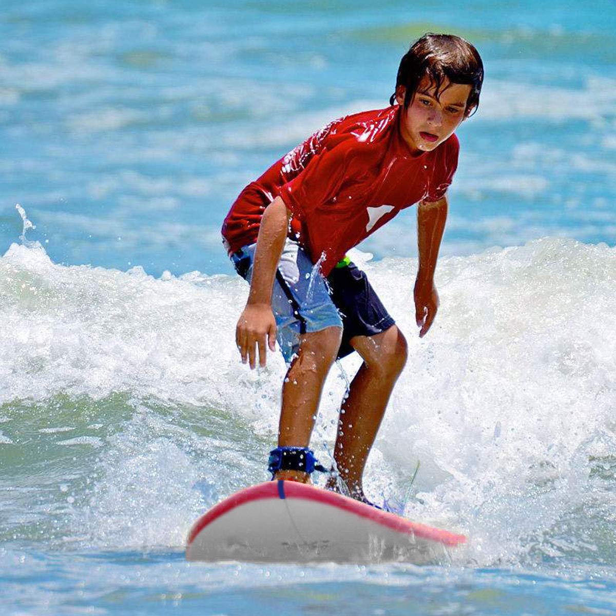 Giantex 6' Surfboard Surfing Surf Beach Ocean Body Foamier Board with Removable Fins