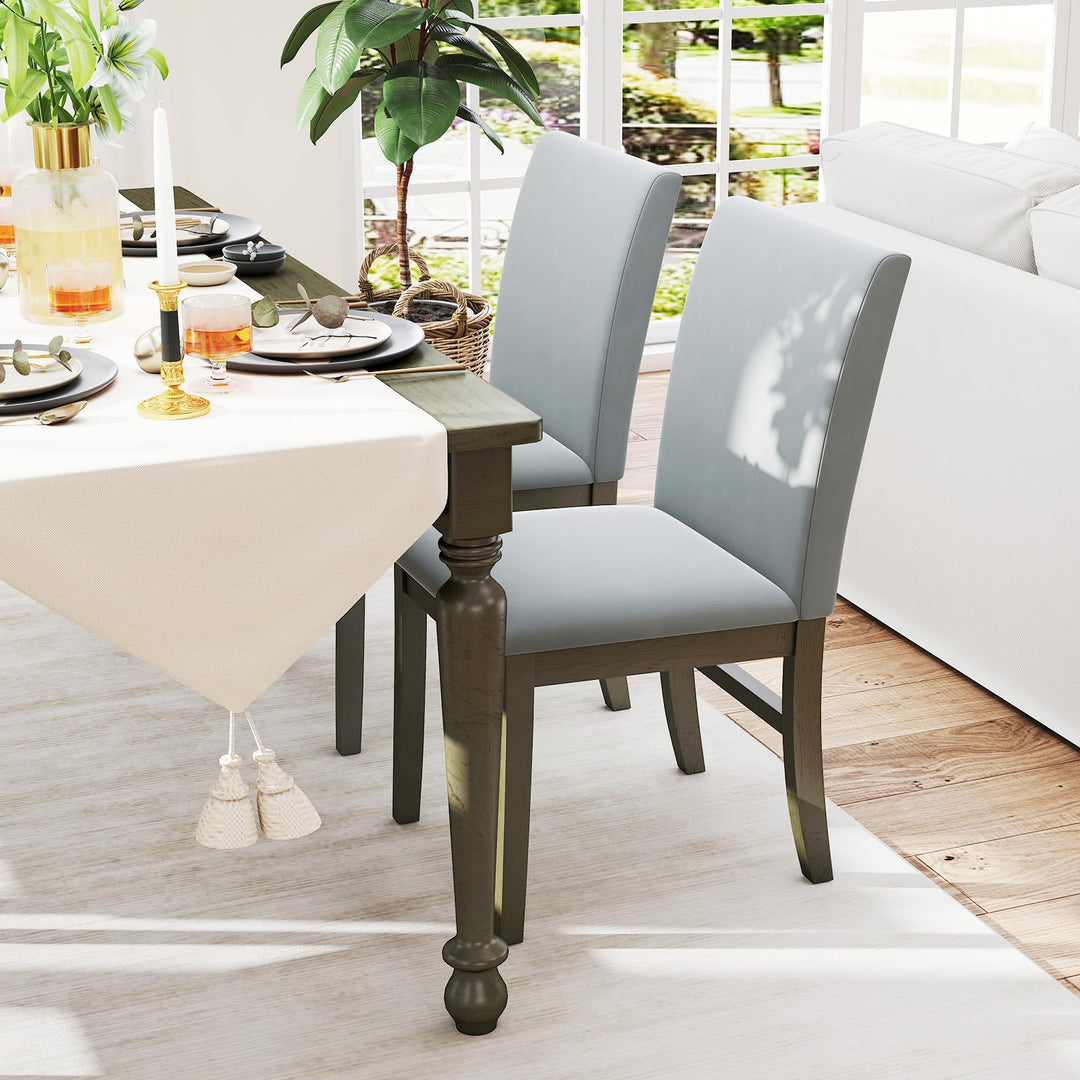 Giantex Upholstered Dining Chairs Set for Restaurant