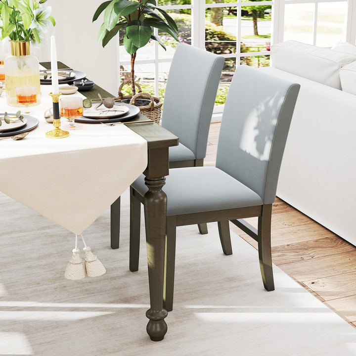 Giantex Upholstered Dining Chairs Set for Restaurant