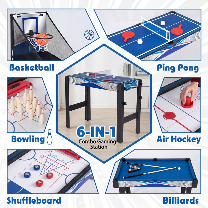 Giantex 6 in 1 Multi Game Table