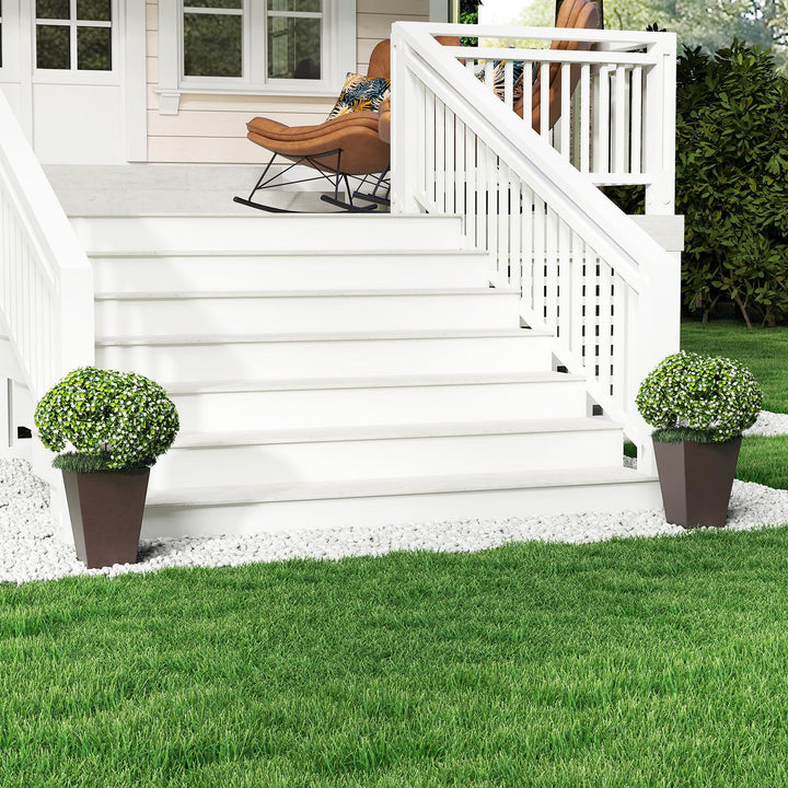 Giantex Self-Watering Flower Pots withith Removable Inner Bucket & Drainage Holes