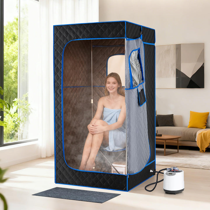 Giantex Portable Steam Sauna Box Full Body Sauna Tent(35" x 35" x 71")
