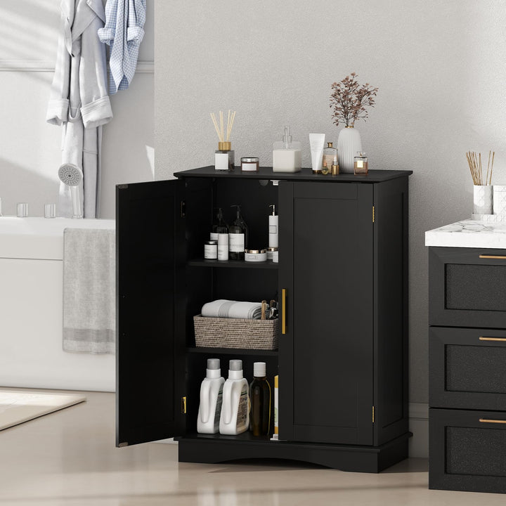 Giantex Bathroom Storage Cabinet Modern 31.5" Cupboard with Adjustable Shelves