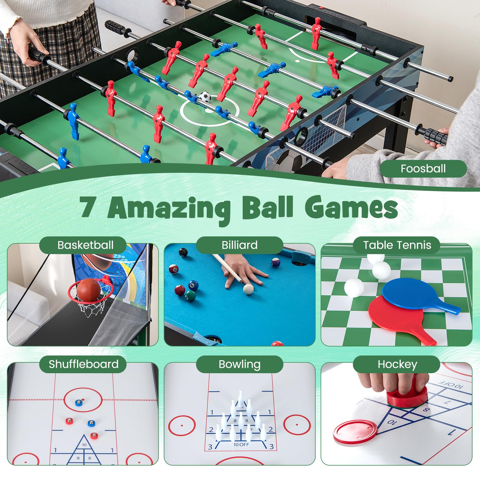 Giantex 14-in-1 Multi Game Table