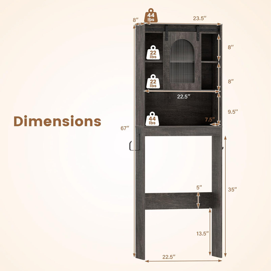 Giantex Over The Toilet Storage Cabinet