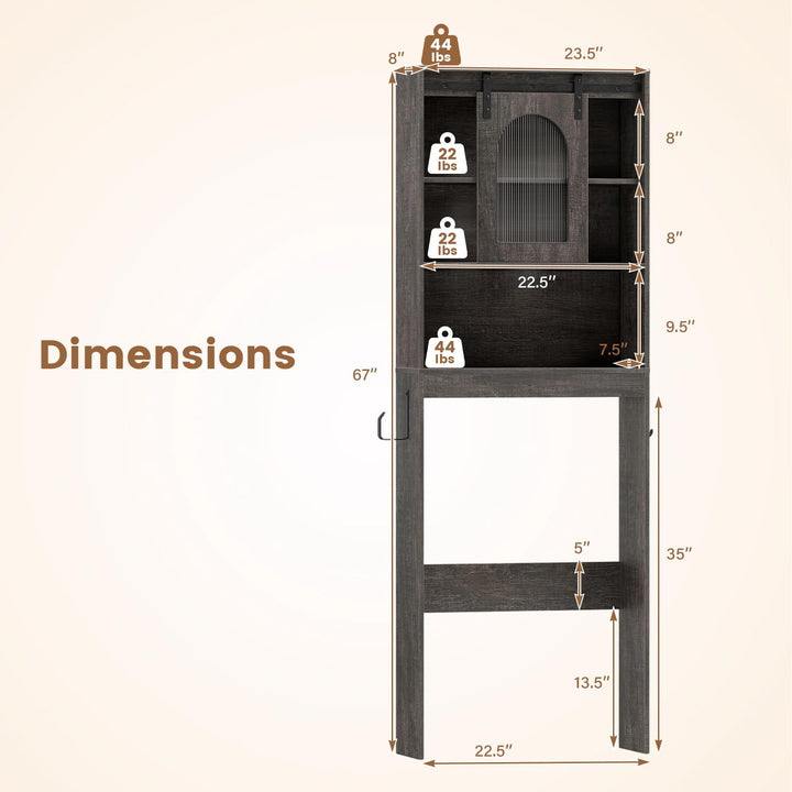 Giantex Over The Toilet Storage Cabinet