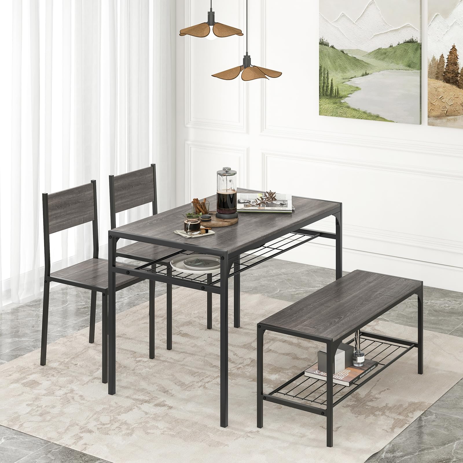 Giantex Dining Table Set for 4