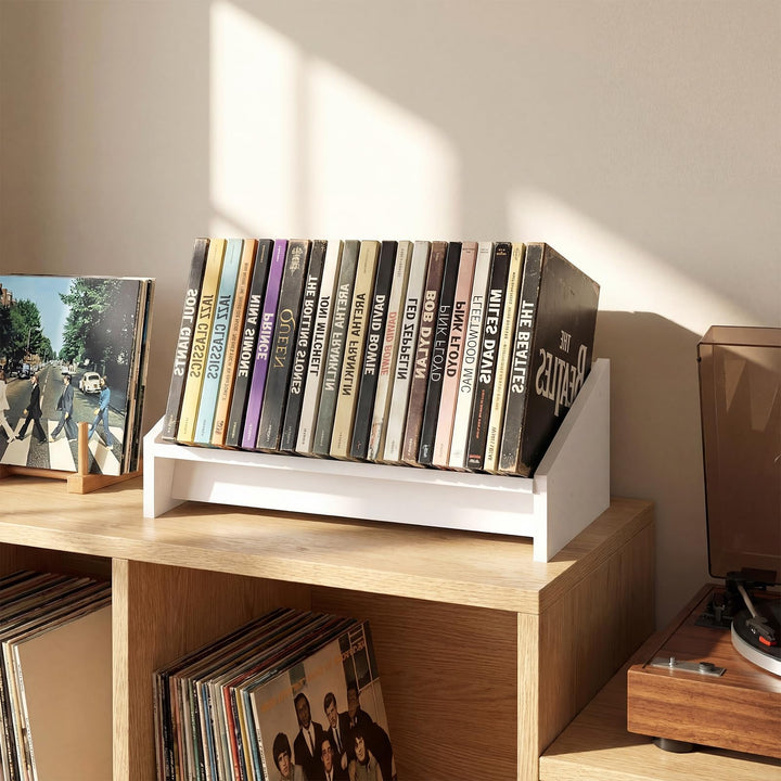 Giantex Wood Desktop Bookshelf Tilting Tabletop Bookcase