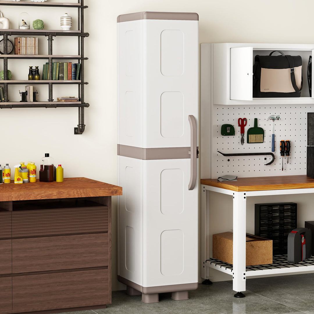Giantex 70” Tall Slim Storage Cabinet with Single Door