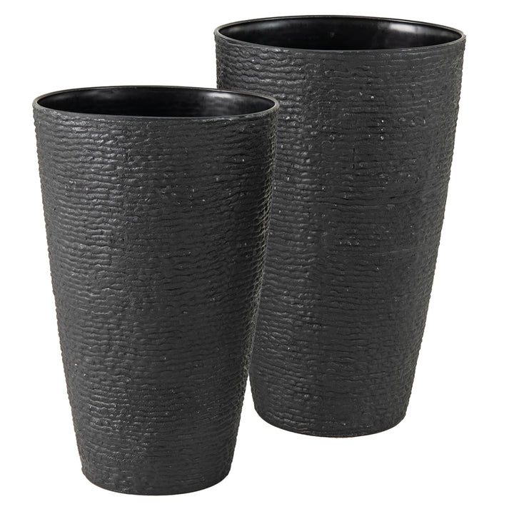 Giantex 21” Tall Round Tapered All Weather Flower Pots Set of 2