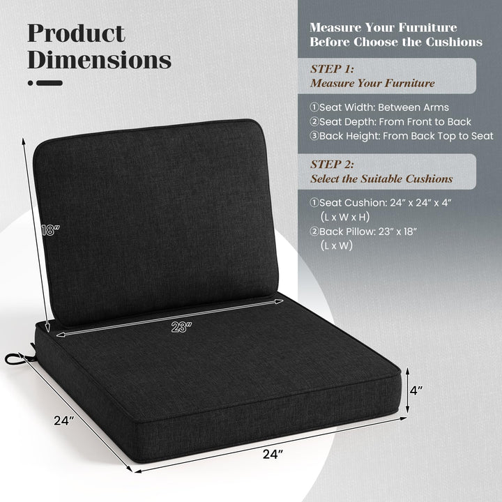 Giantex Outdoor Chair Cushion for Patio Furniture