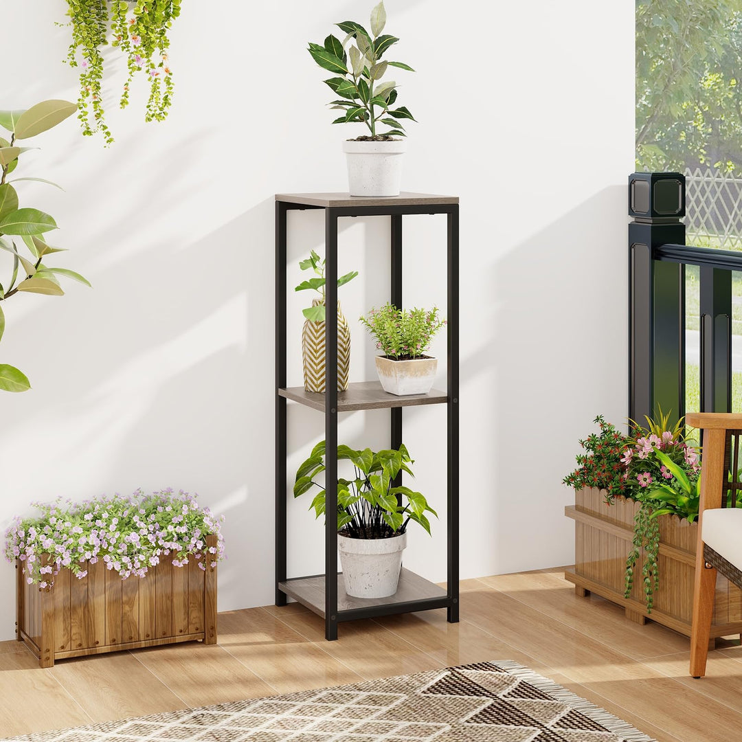 floor plant stand indoor Giantex 3 Tier Tall Plant Stand Indoor, 36 Inch Corner Plant Holder wi – Giantexus