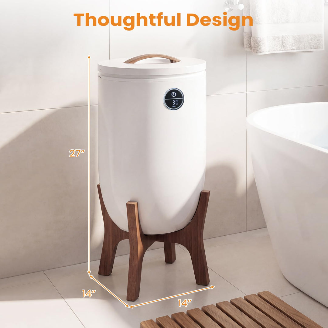 GIANTEX 20L Large Towel Warmer with Stand for Bathroom