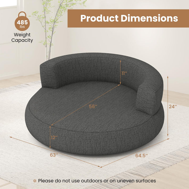 Giantex Inflatable Round Sofa