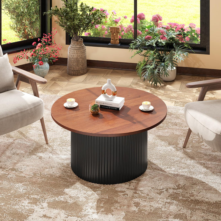 Giantex Round Coffee Table