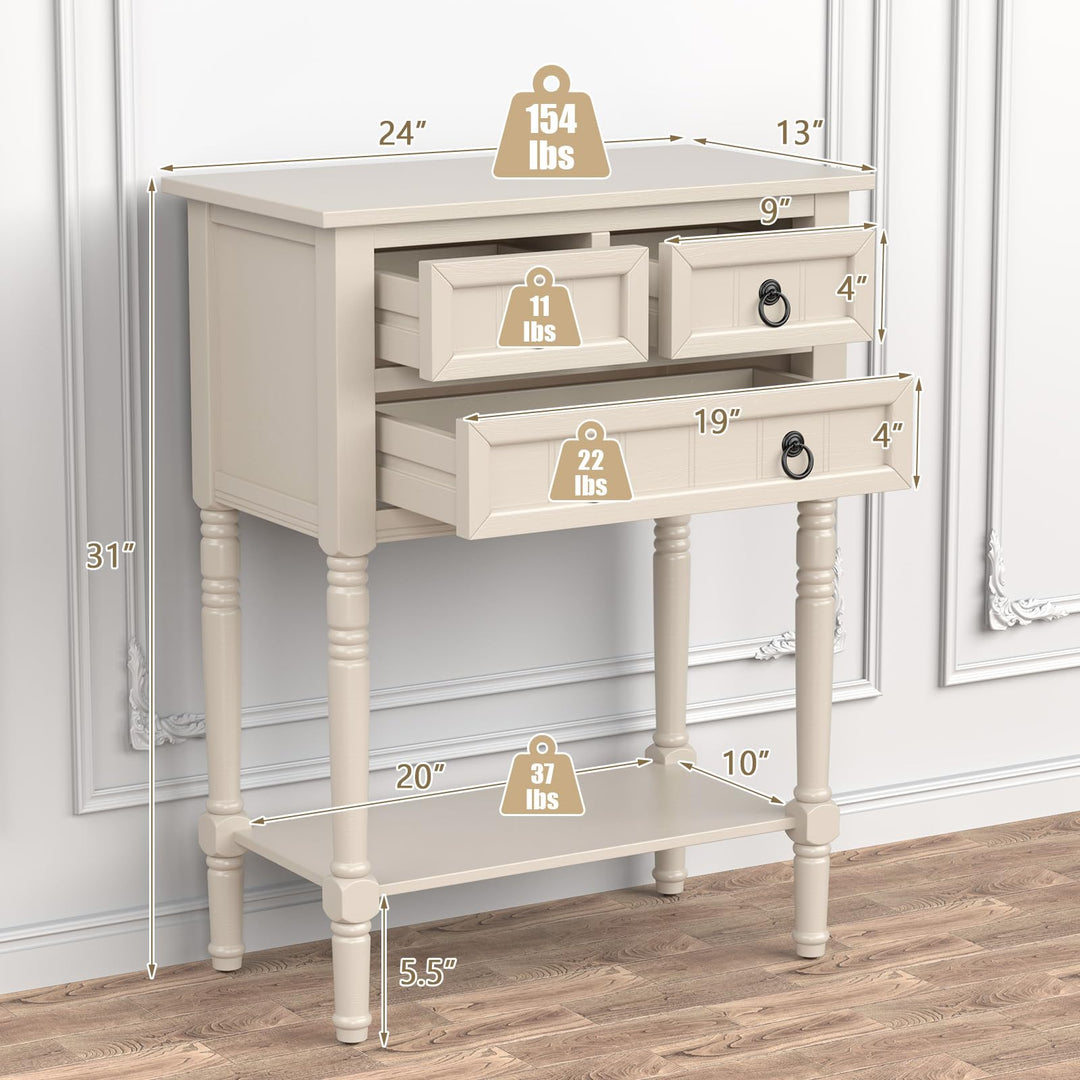 Giantex Console Table with Drawers