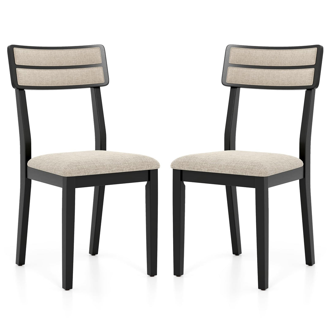 Giantex Modern Dining Chairs Set of 2/4 Upholstered Kitchen Chair