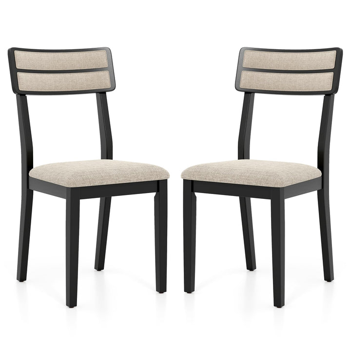 Giantex Modern Dining Chairs Set of 2/4 Upholstered Kitchen Chair