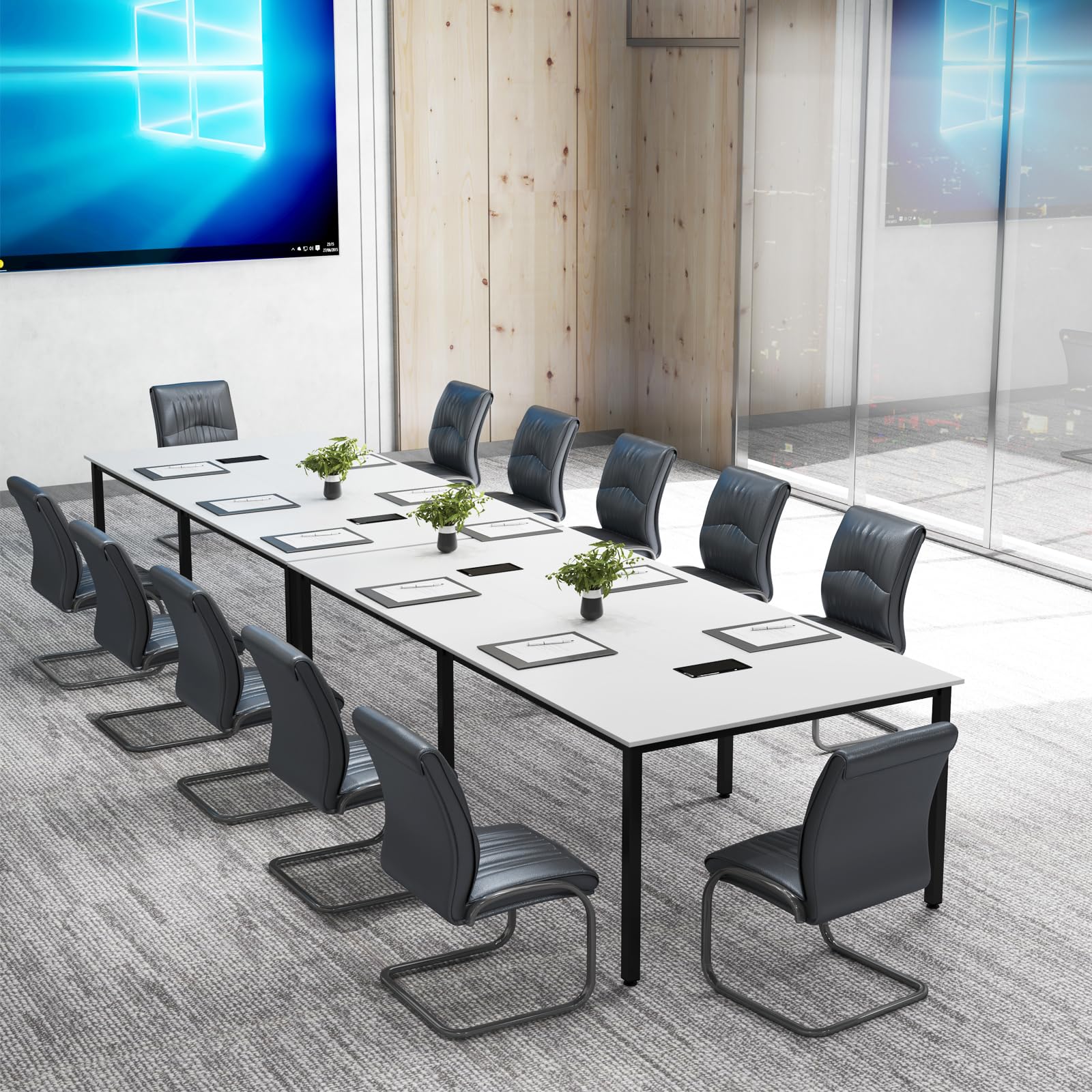 Giantex 94.5"x 48" Conference Table for 8-10 People