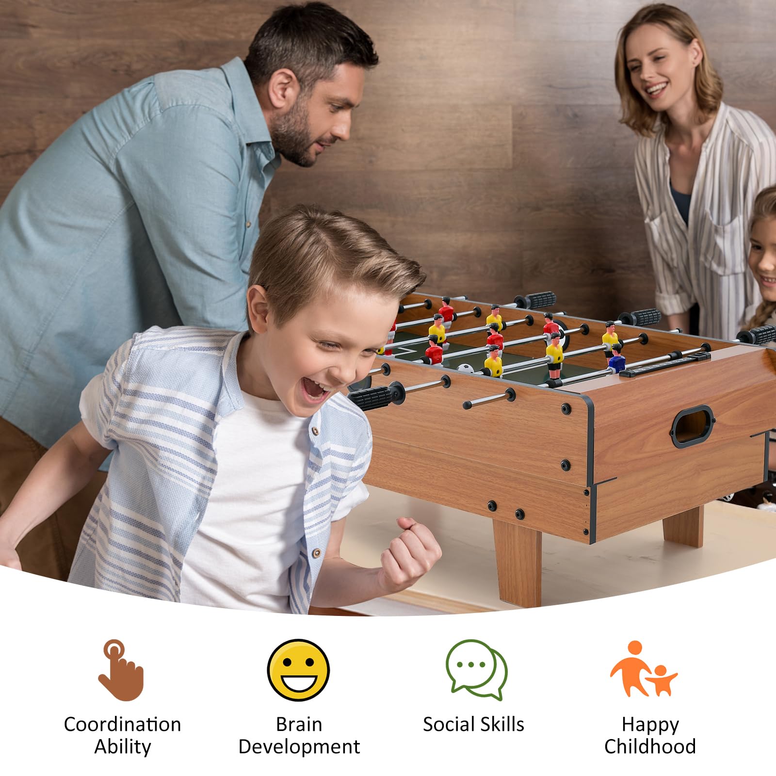 Giantex 4-in-1 Combination Game Table with Soccer