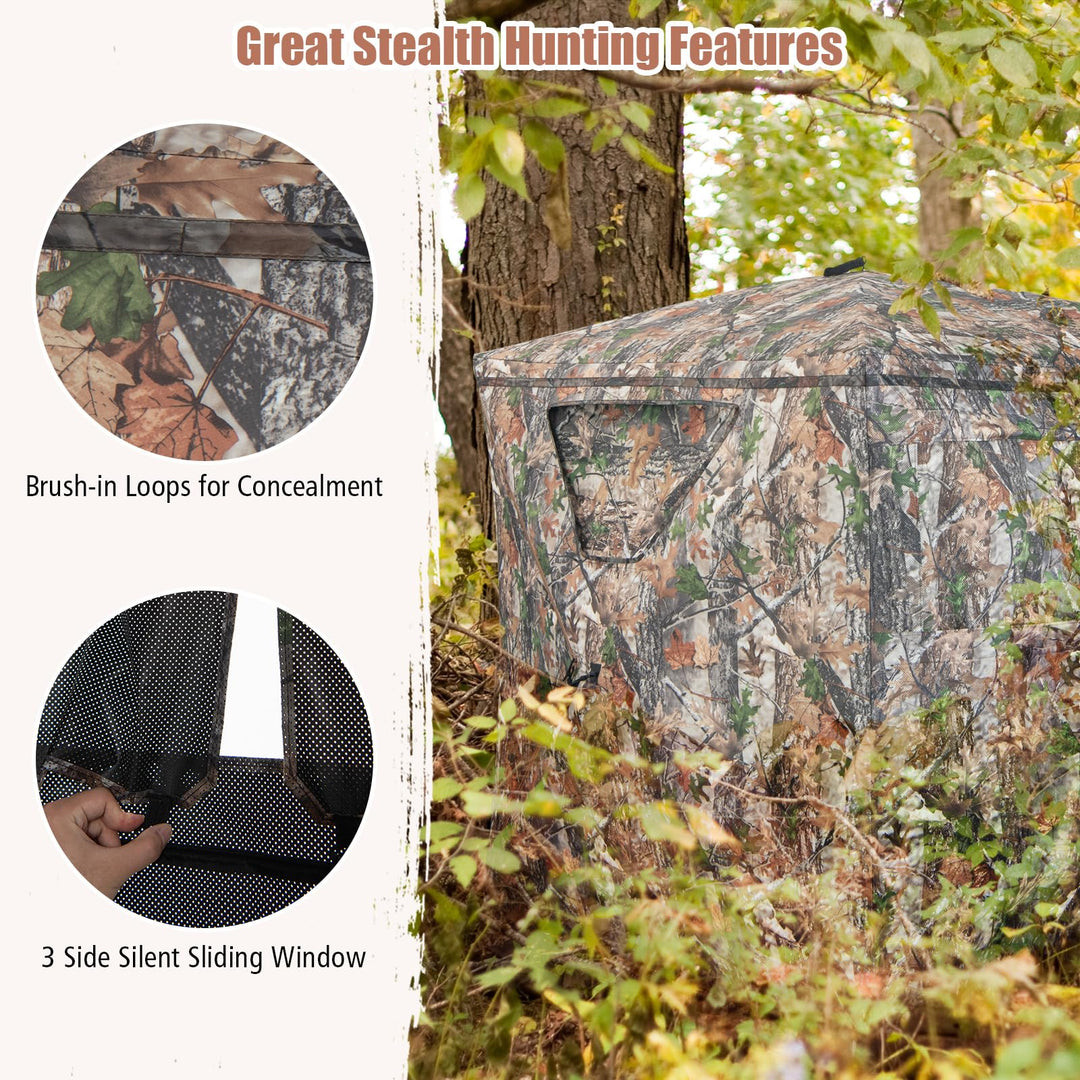 Giantex Ground Blinds for Deer Hunting - Portable Hunting Blind