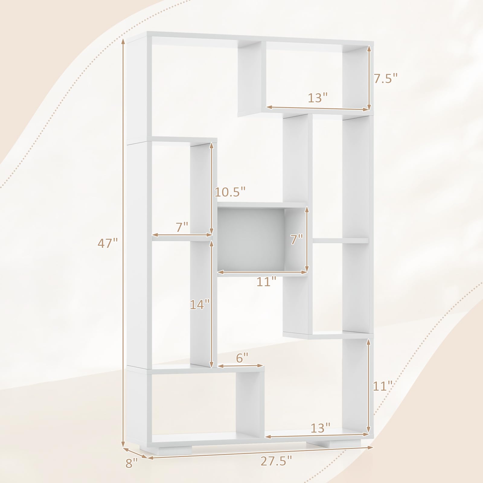 Giantex 47-Inch Bookshelf