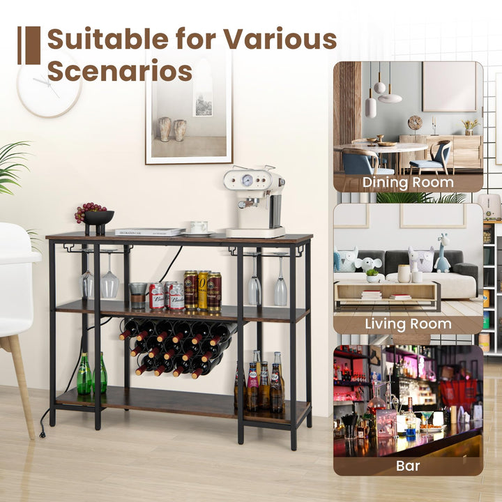 Giantex Wine Rack Freestanding Floor