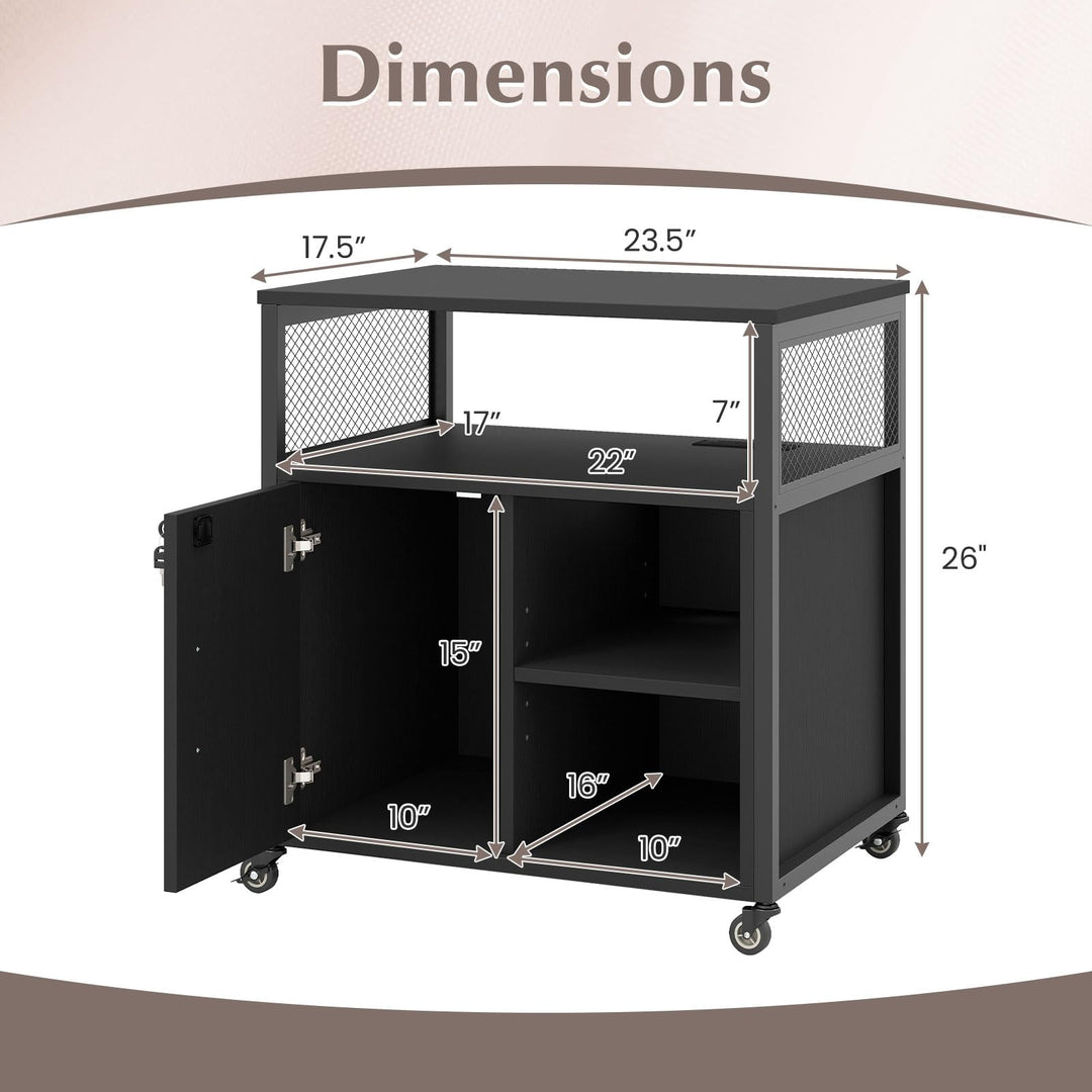 Giantex File Cabinet | Lateral Filing Cabinet with Lock
