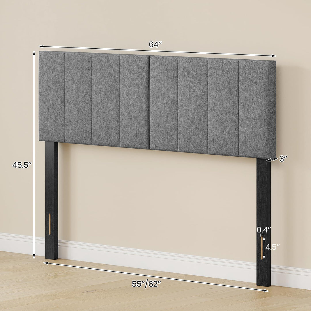 GIANTEX Linen Upholstered Headboard for Queen Full Size Bed