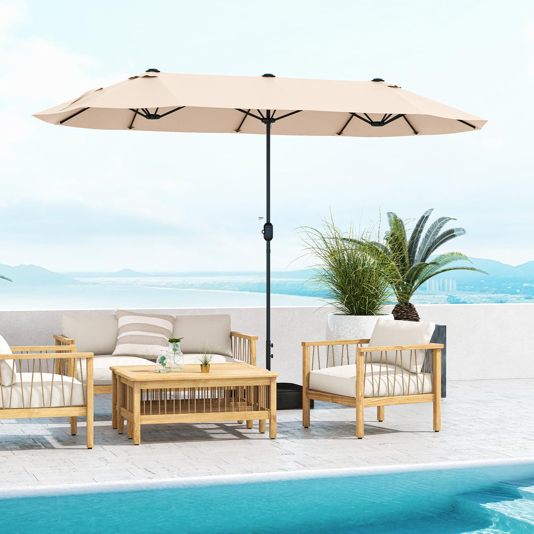 Giantex 13ft Large Patio Umbrella with Base