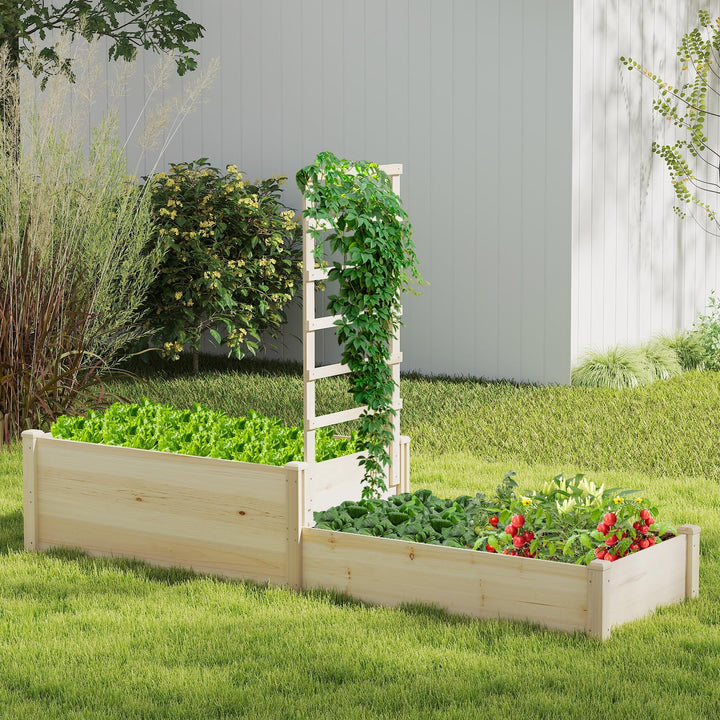 Giantex Wooden Raised Garden Bed
