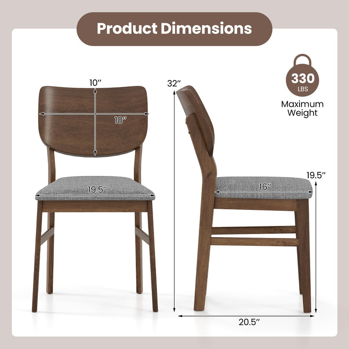 Giantex Wooden Dining Chairs Set