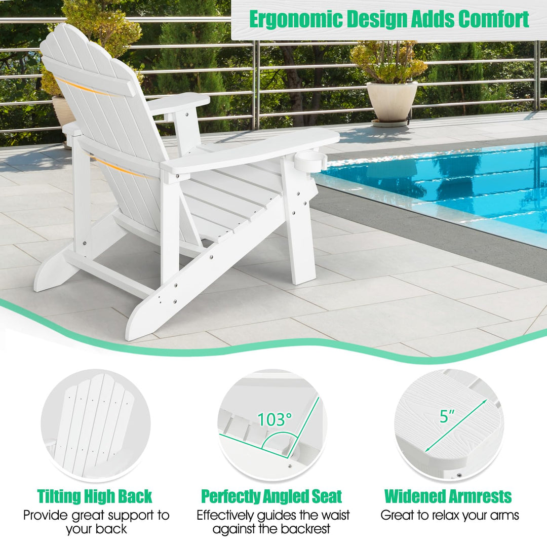 Giantex Adirondack Chairs Set of 2 for Adults and Kids