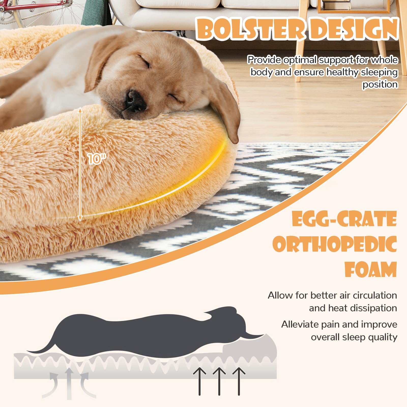 Giantex Human Dog Bed - 71" x 45" Large Human Size Dog Bed for Adult