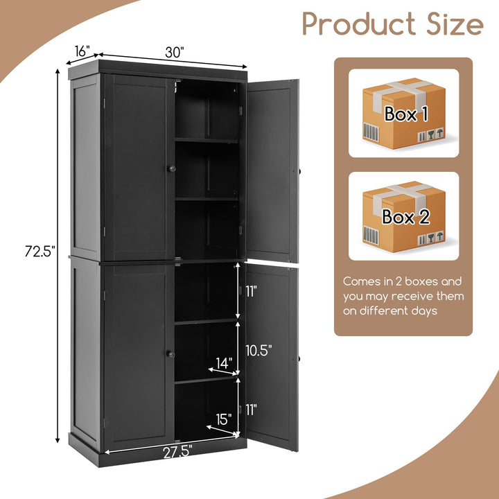 Giantex 4 Door Kitchen Pantry