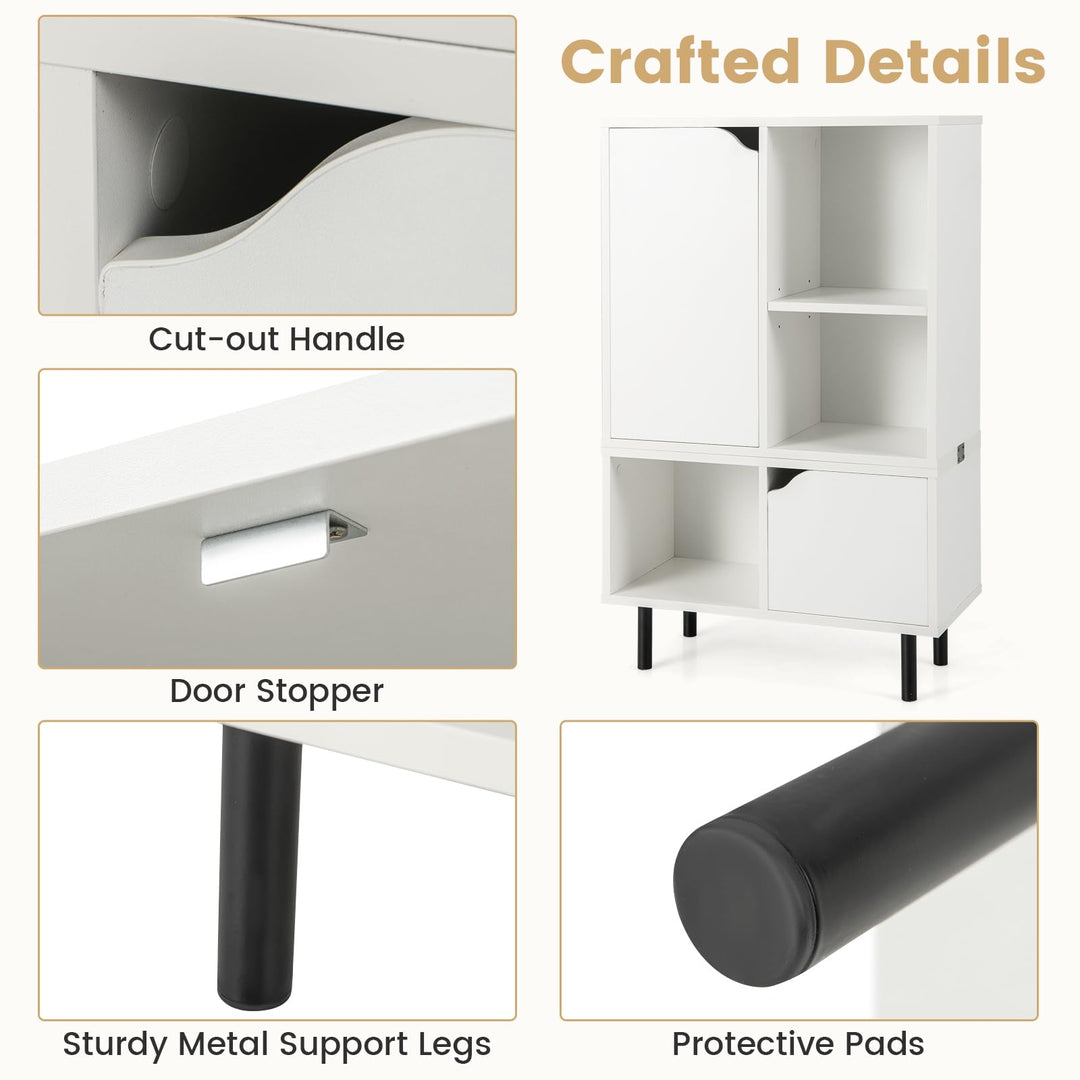 Giantex 5 Cube Stackable Bookcase