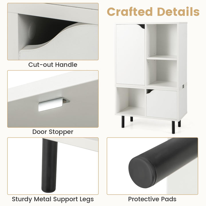 Giantex 5 Cube Stackable Bookcase