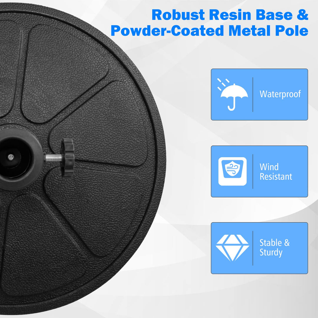 Giantex 31/40 lbs Patio Umbrella Base