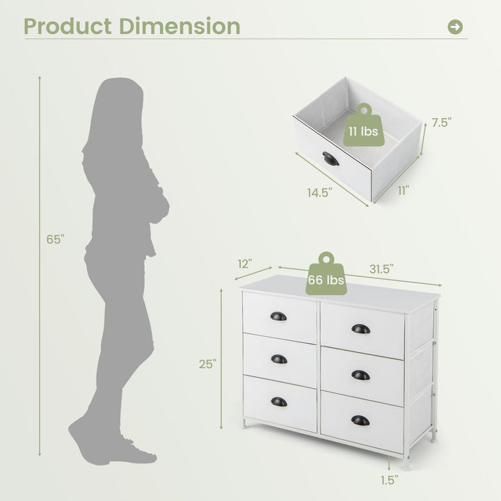 Giantex White Dresser for Bedroom