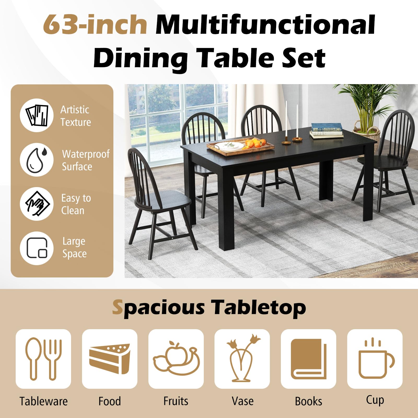 Giantex Dining Table Set